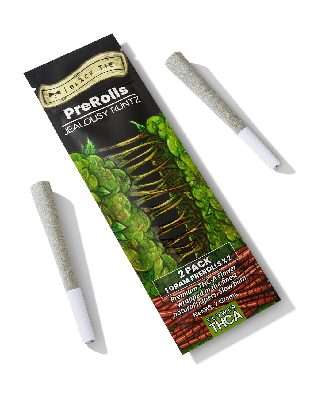 JEALOUSY RUNTZ (hybrid) | THCA Prerolled Joints (2-pack)