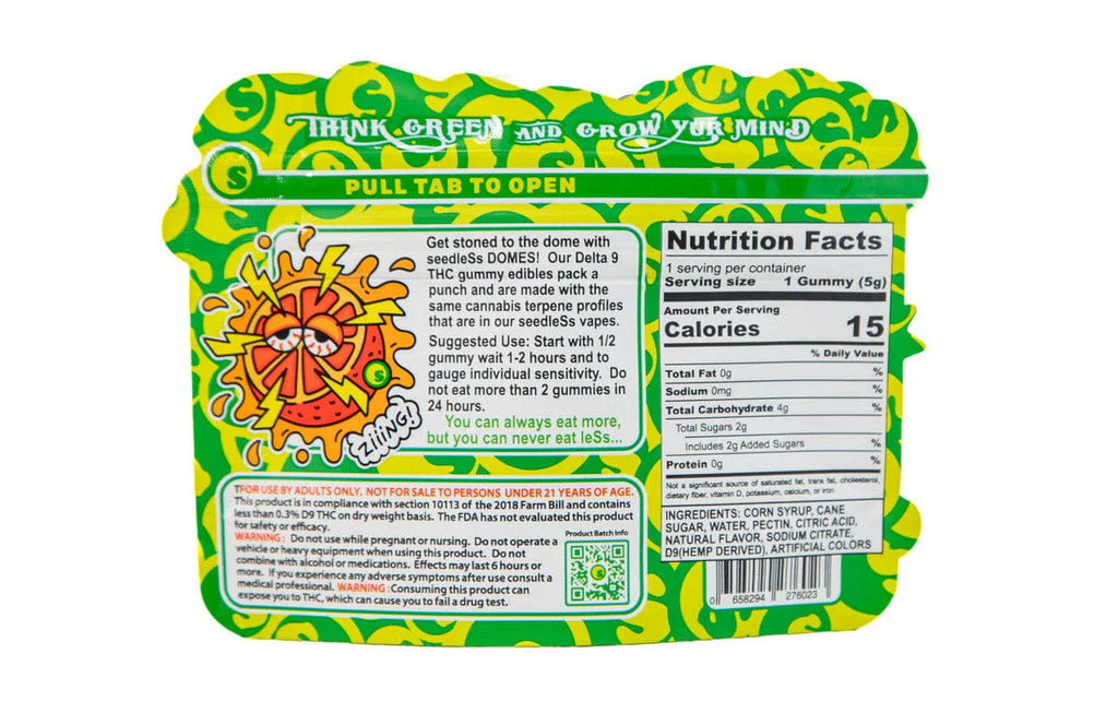 TANGIE THC Delta-9 DOMES - 100MG (Sativa-Infused Gummies)