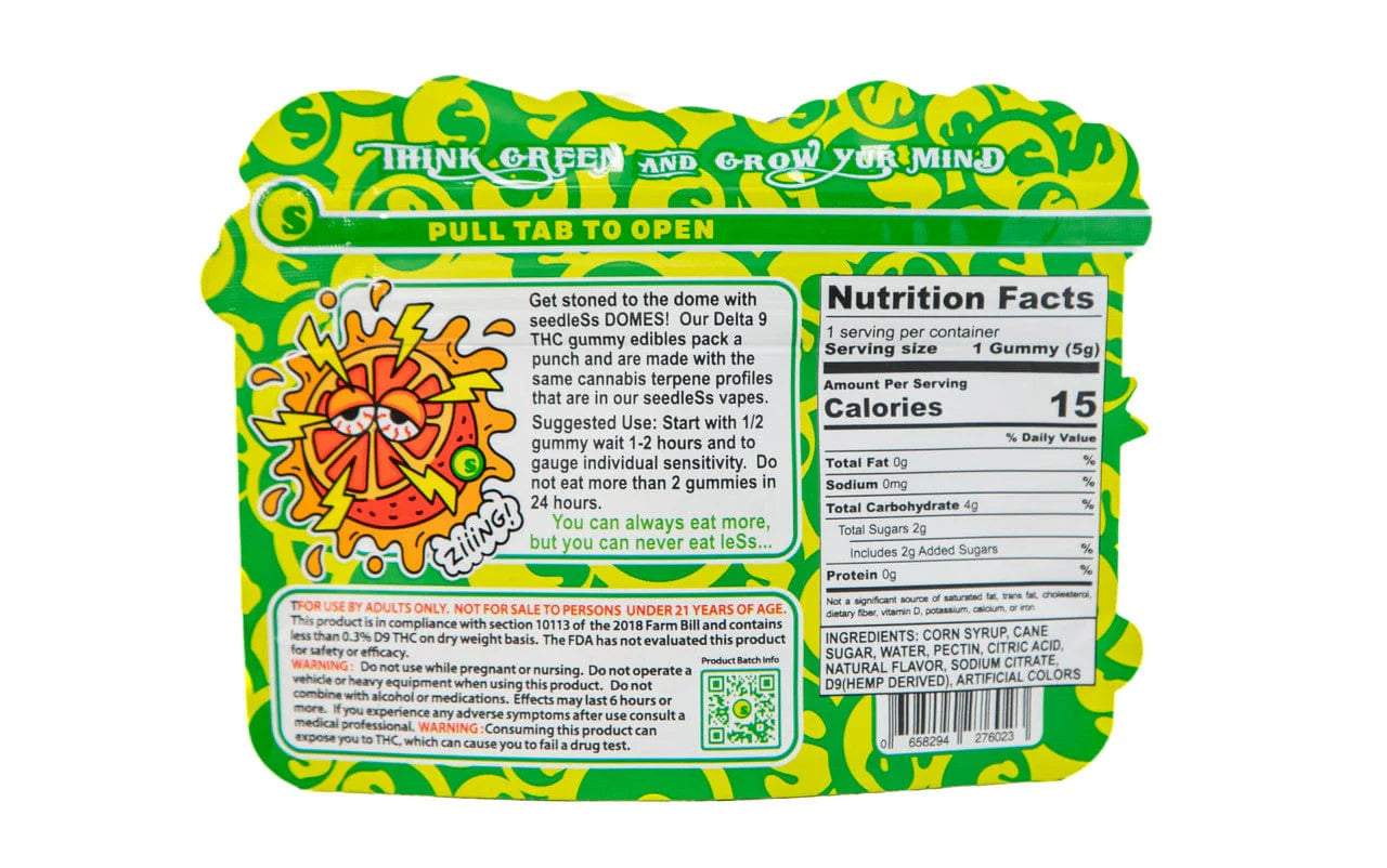 TANGIE THC Delta-9 DOMES - 100MG (Sativa-Infused Gummies)