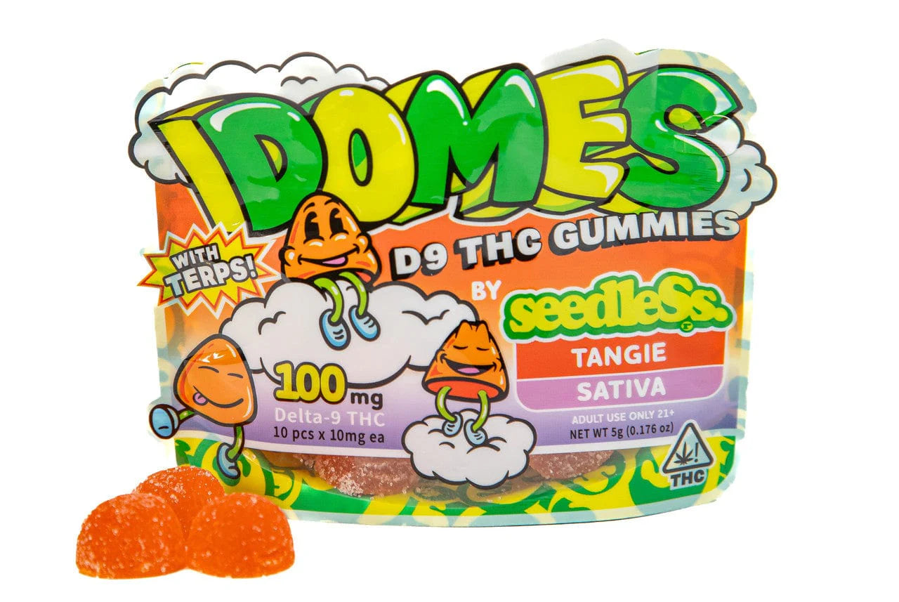 TANGIE THC Delta-9 DOMES - 100MG (Sativa-Infused Gummies)